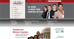 Desktop Screenshot of elitehumanresources.com