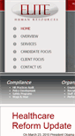 Mobile Screenshot of elitehumanresources.com
